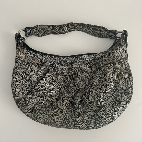 Amalfi Snake Print Hobo Handbag - Picture 1 of 8